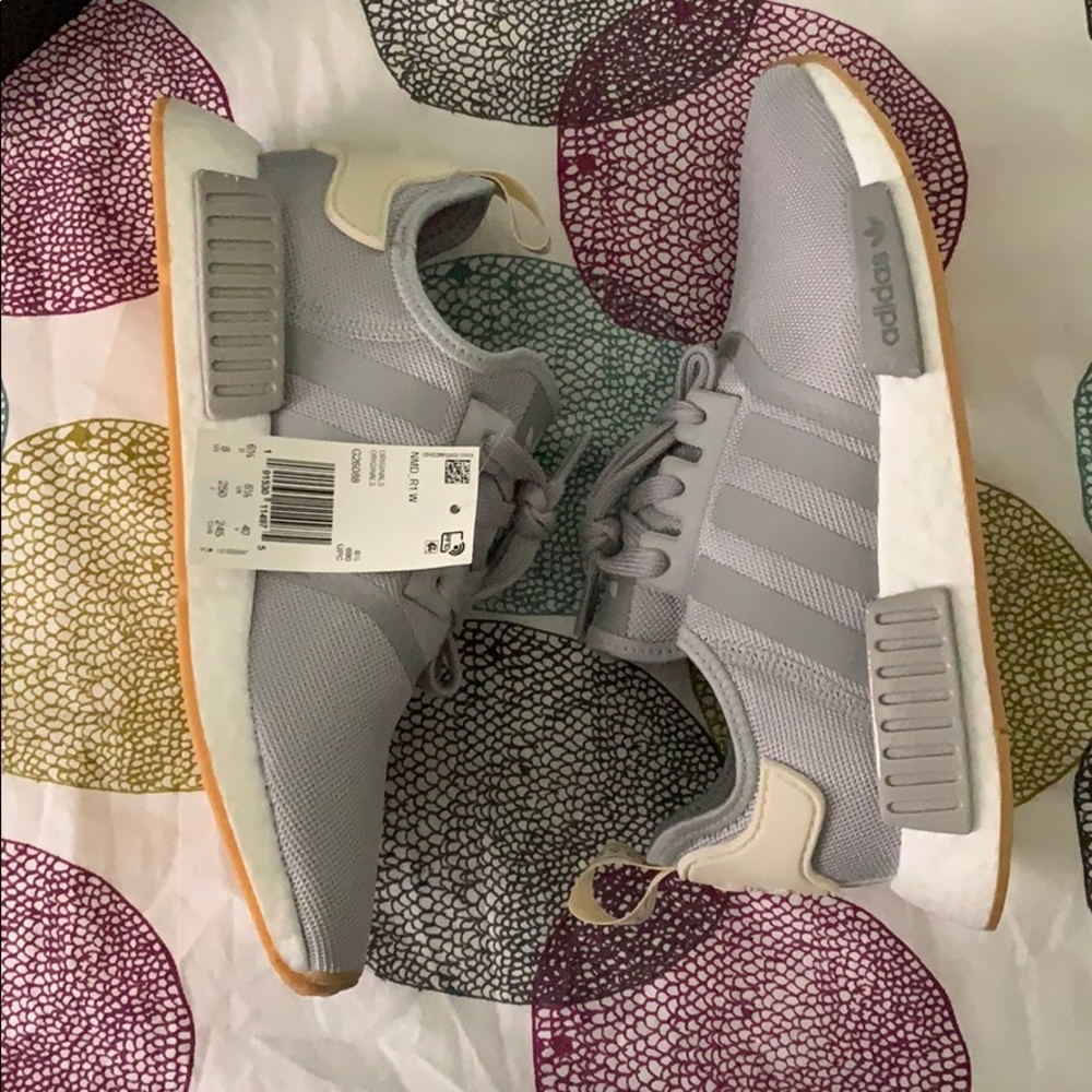 NMD R1 Grey and White